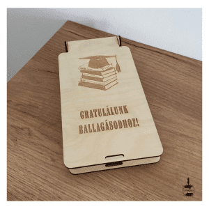 Ballagási pénzátadó doboz