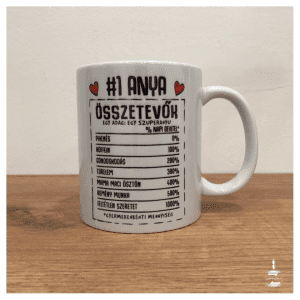 "#1' Anya összetevői" bögre