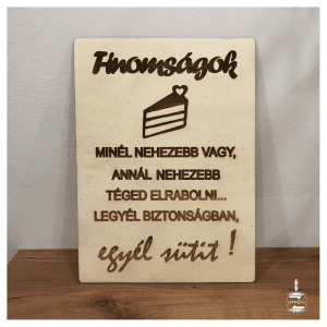 Esküvői tábla - "Finomságok"