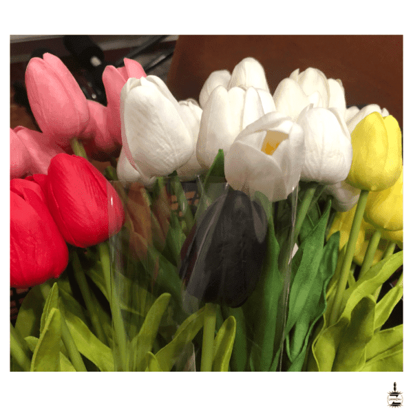 Élethű gumi tulipán - Image 2