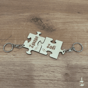 Puzzle kulcstartó