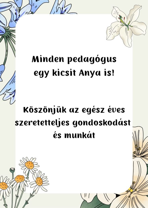 Pedagógusnapi apró ajándék - Image 2