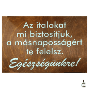 Italos tábla - esküvői kiegészítő