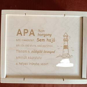Apa köszöntő doboz